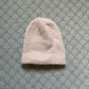 Madewell pink knit beanie